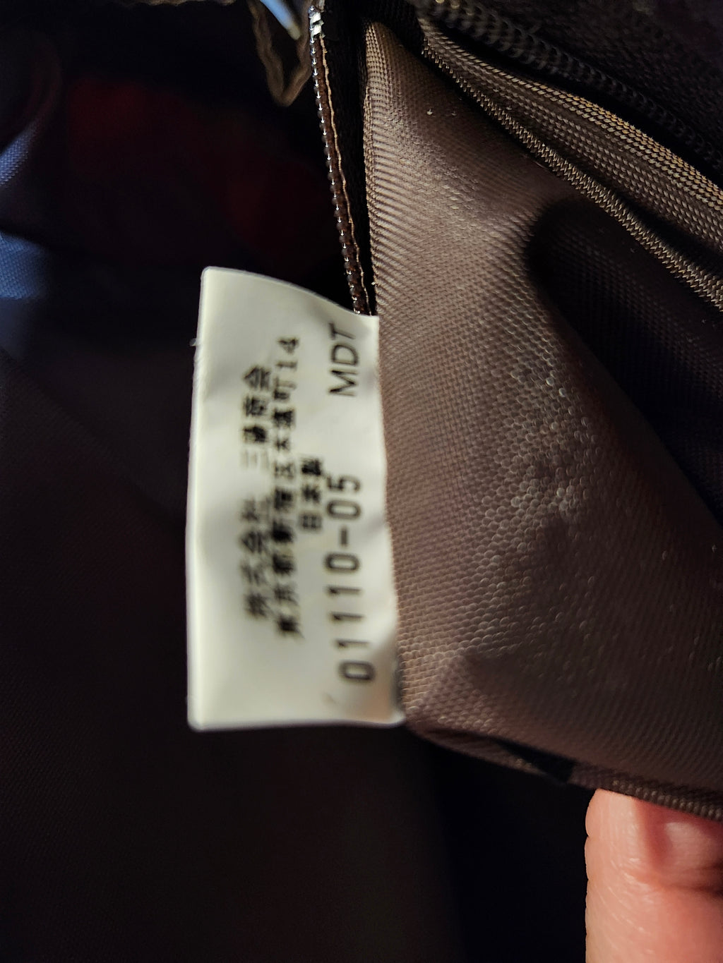 Burberry Blue Label Nova Check Orange Zip Top Tote