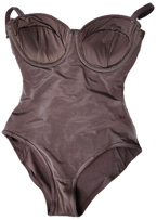 TA3Swim Lushy Swimsuit Chocolate Brown