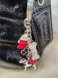Coach Dog Themed Keyring or Bag Charm - Authentic