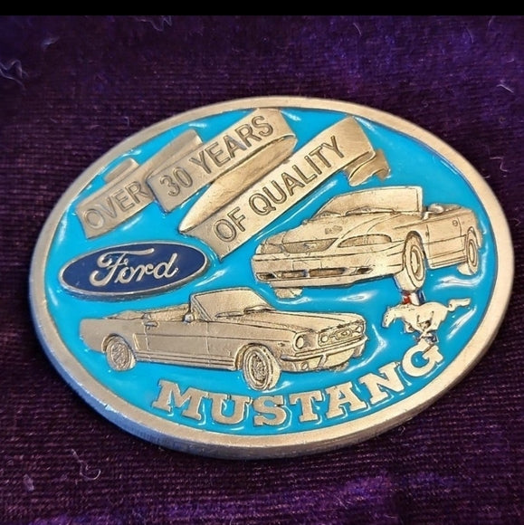 Ford Mustang 30th Anniversary Belt Buckle #210/10000