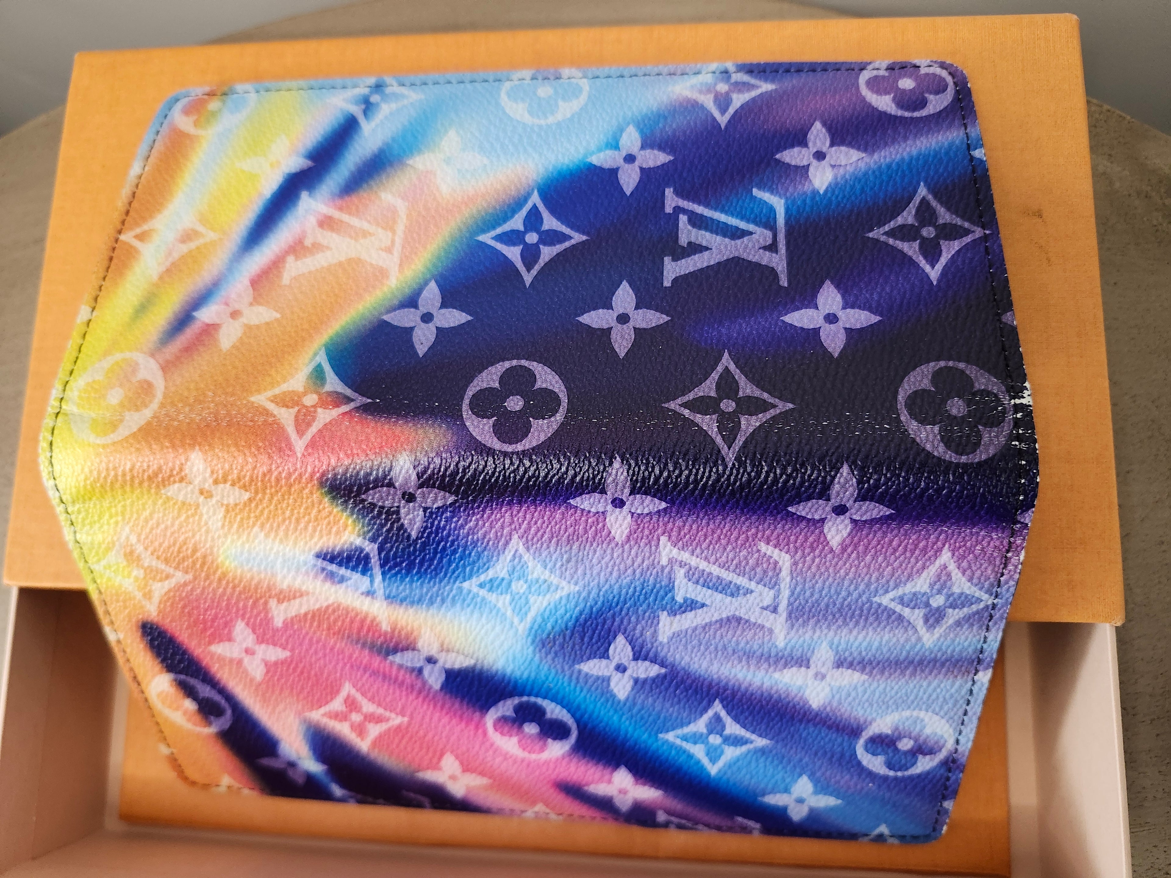 Louis Vuitton Portefeuille Bifold Wallet Monogram Sunset Multicolor