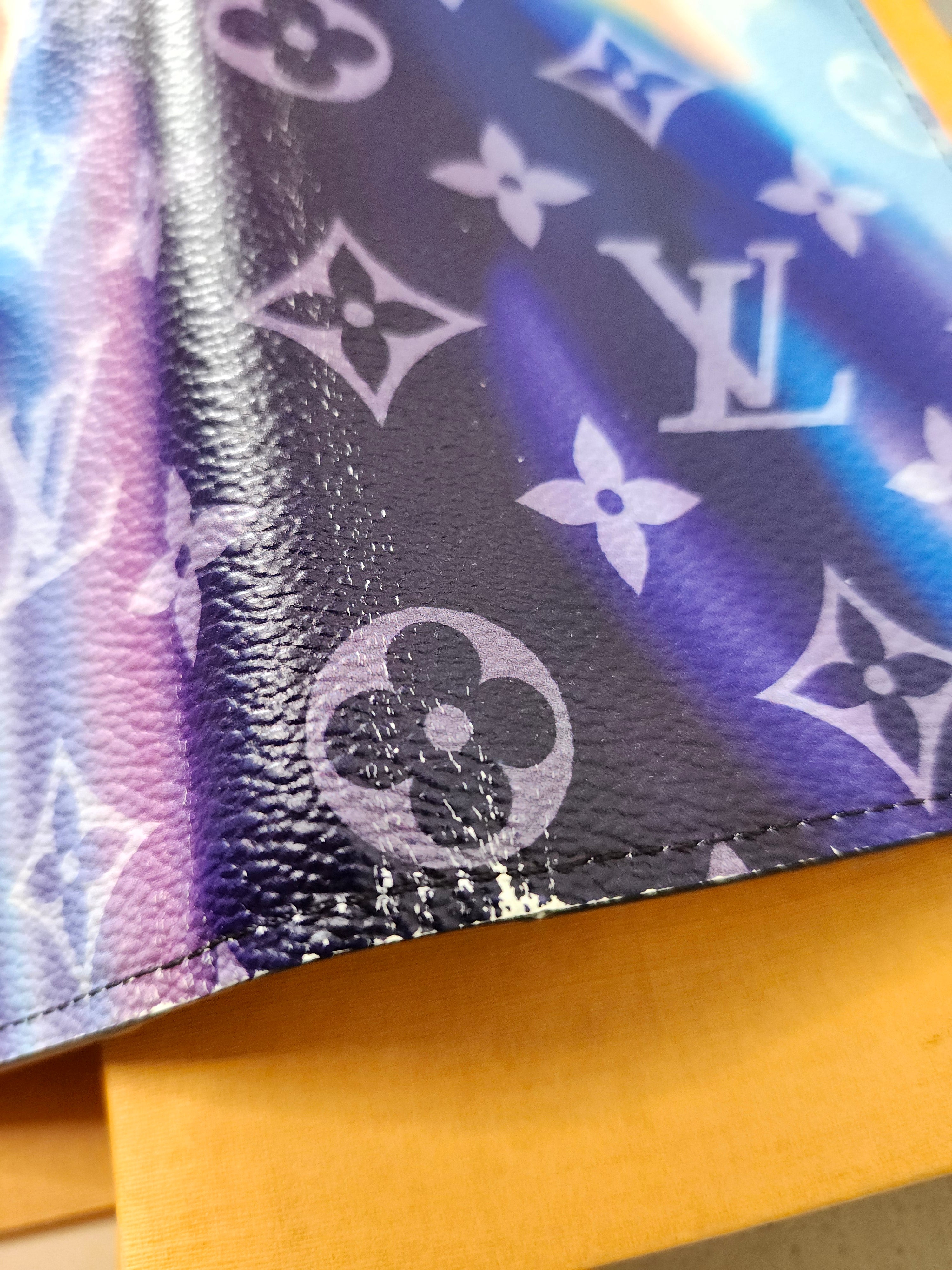 Louis Vuitton Portefeuille Bifold Wallet Monogram Sunset Multicolor
