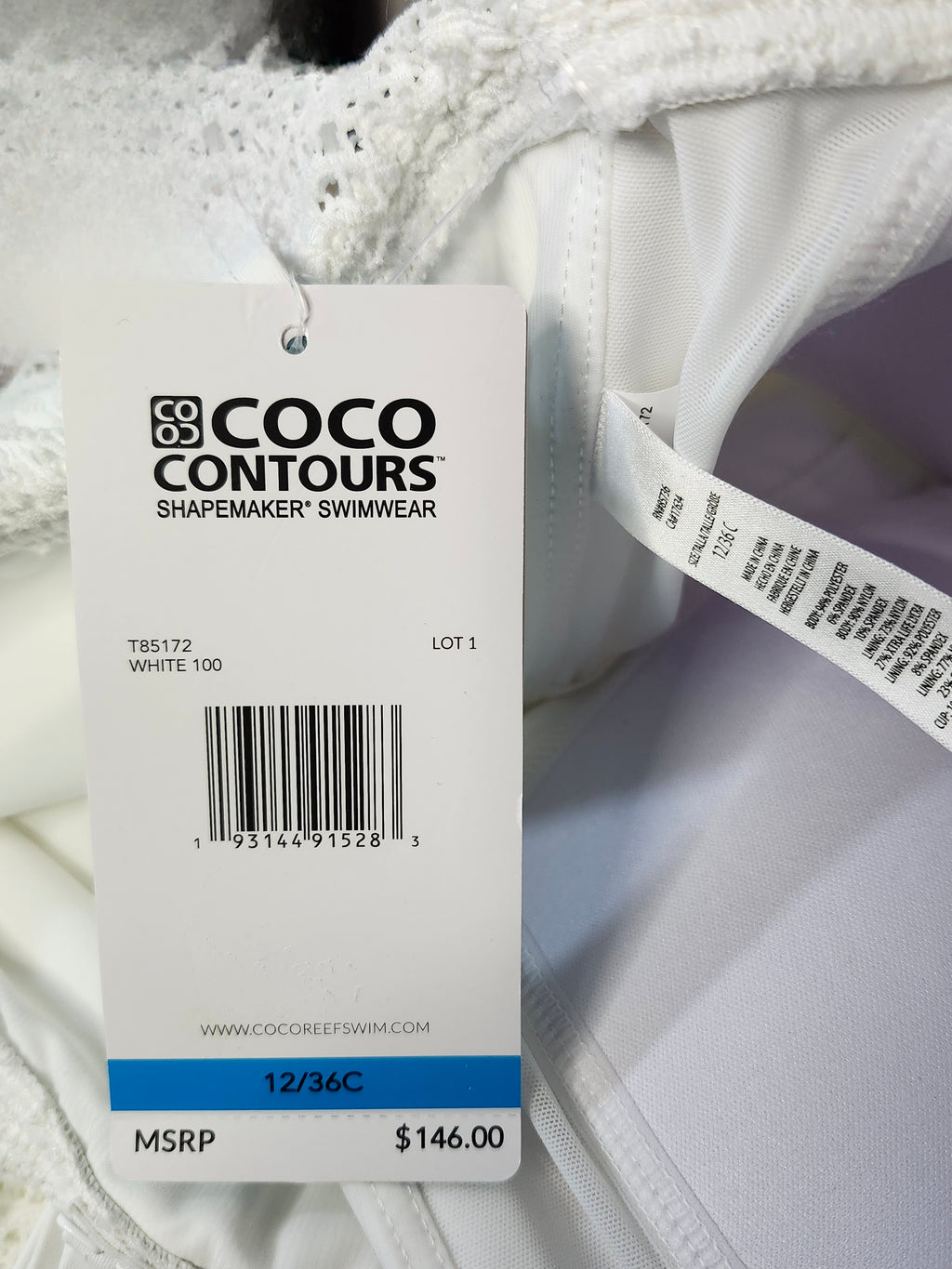 Coco Couture White Lace Swimsuit