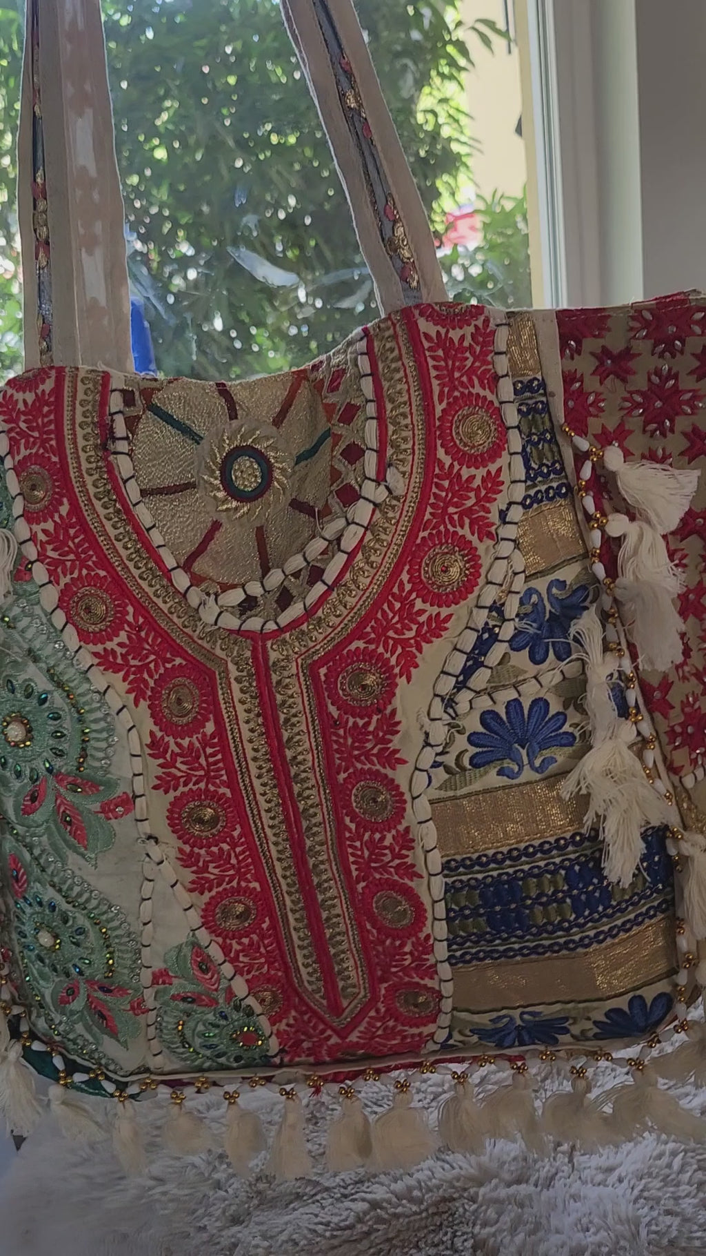 Banjara Tote Bag Zip Top Large