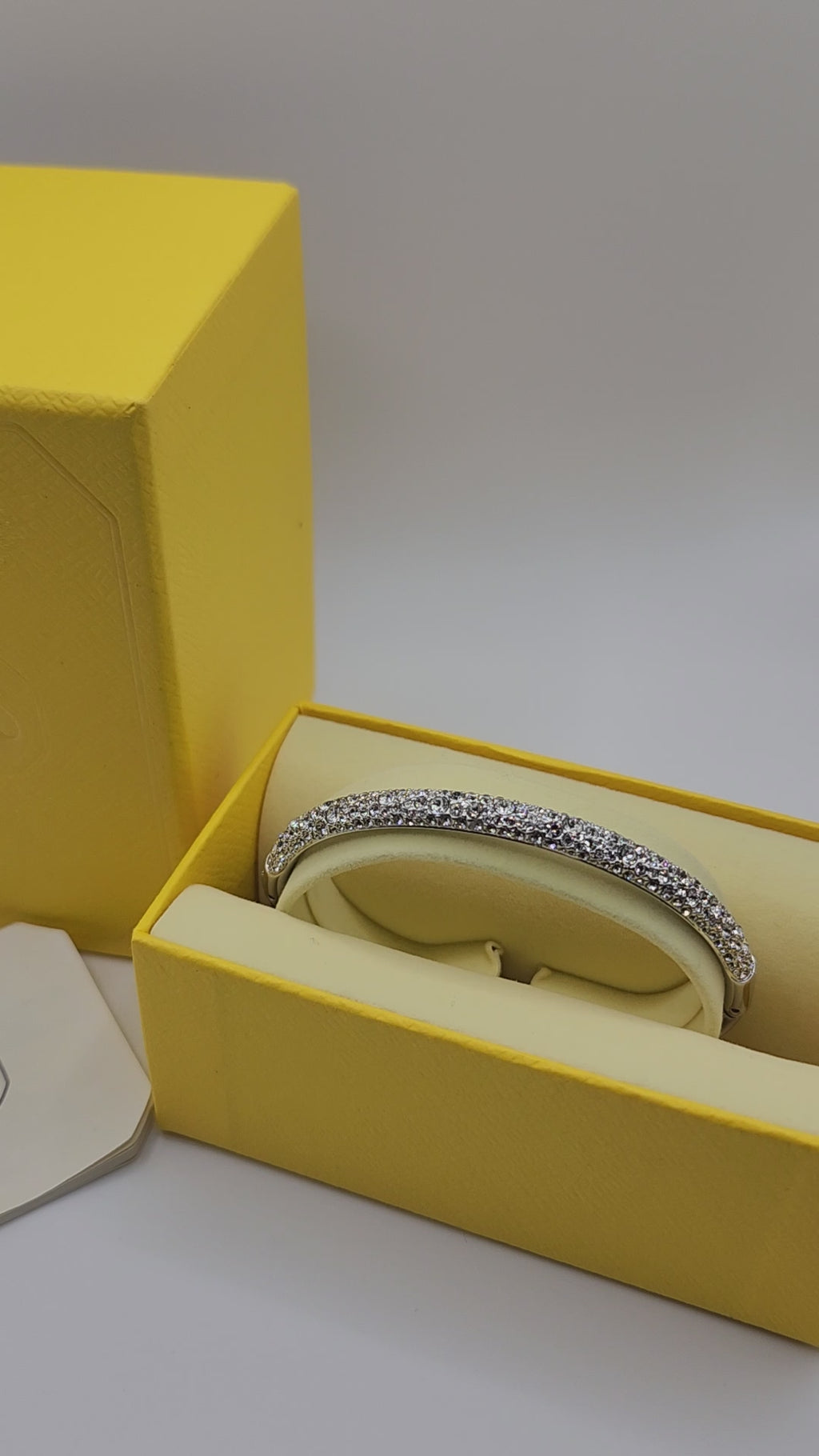Swarovski Pavé Crystal Bangle Bracelet