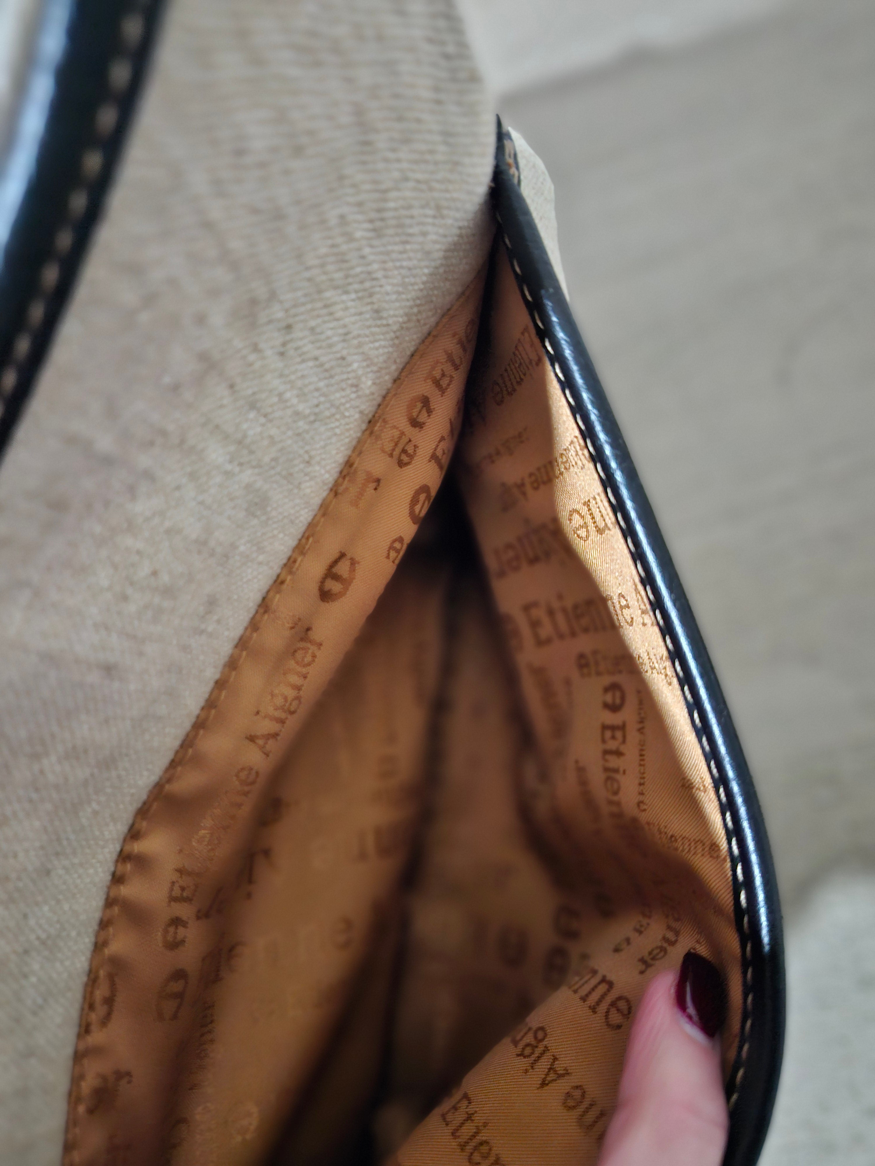 Etienne Aigner Canvas Shoulder Bag