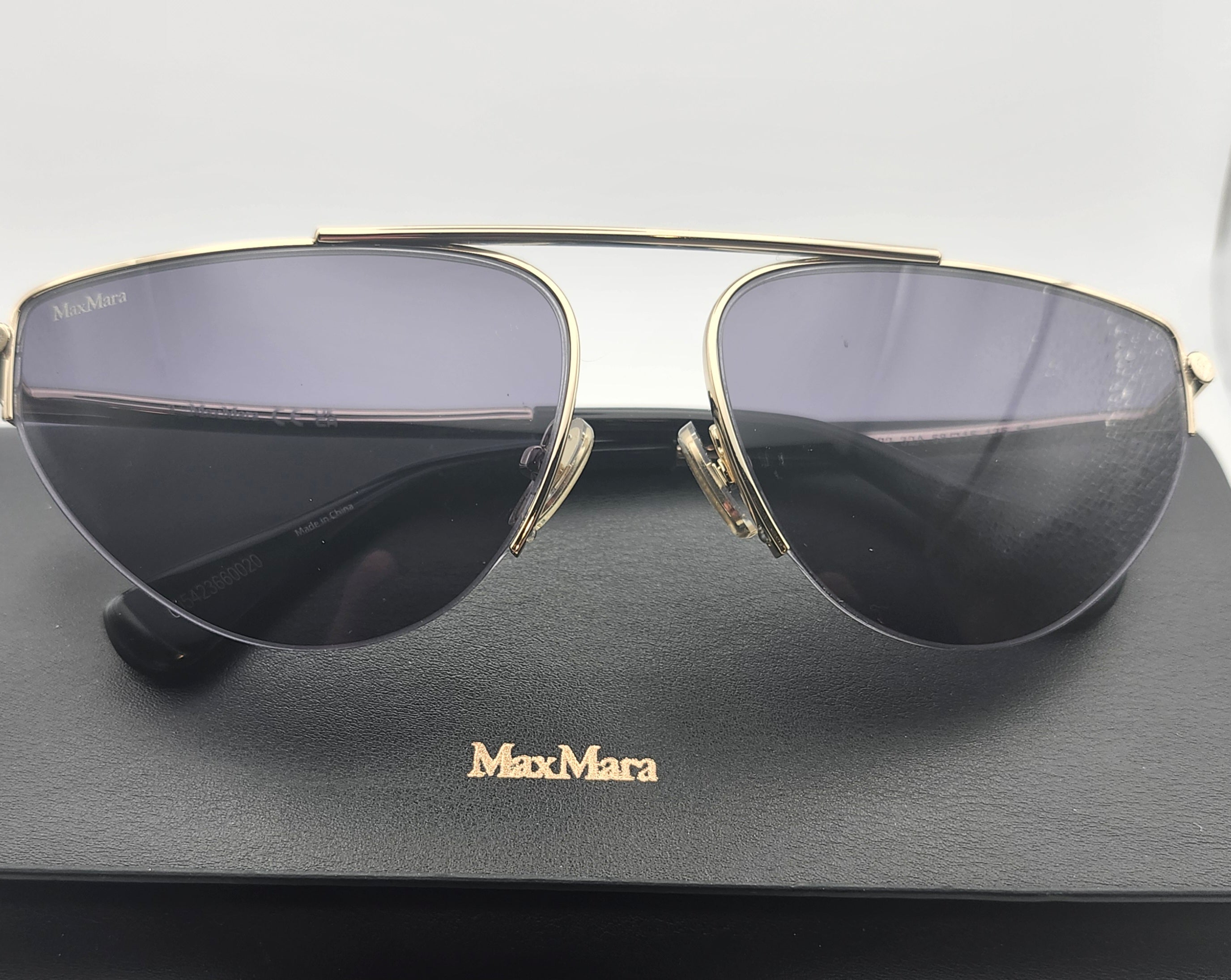 MaxMara Menton4 MM0122 Women's Sunglasses Smoke UV lens