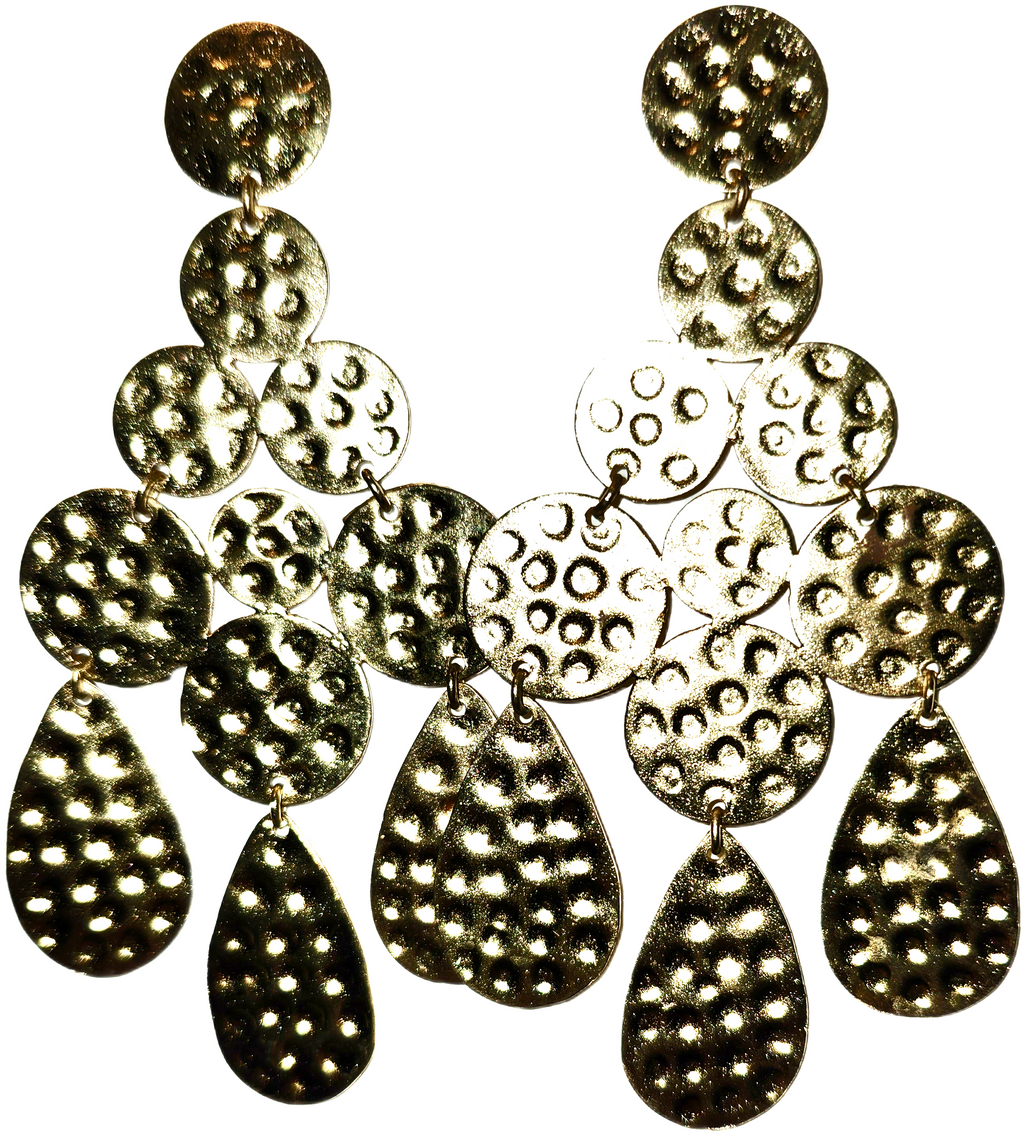 Earrings Geo Brass By Nazila Sawhney
