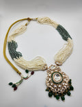 Afghan Handmade Crystal Pendant Necklace