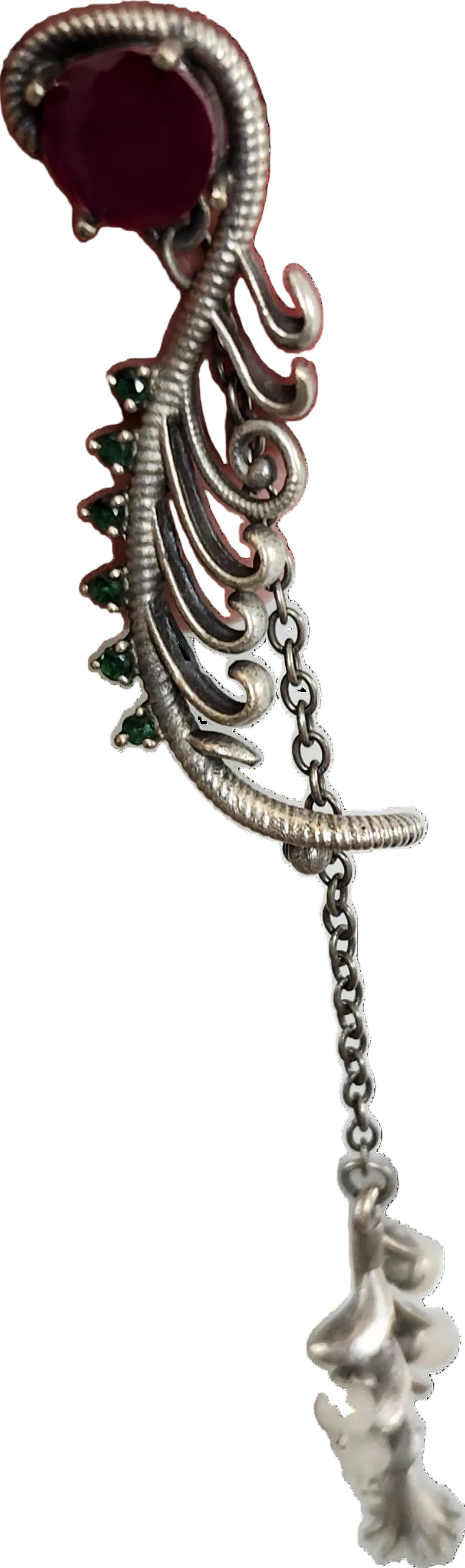 Feather Earrings by Nazila Couture