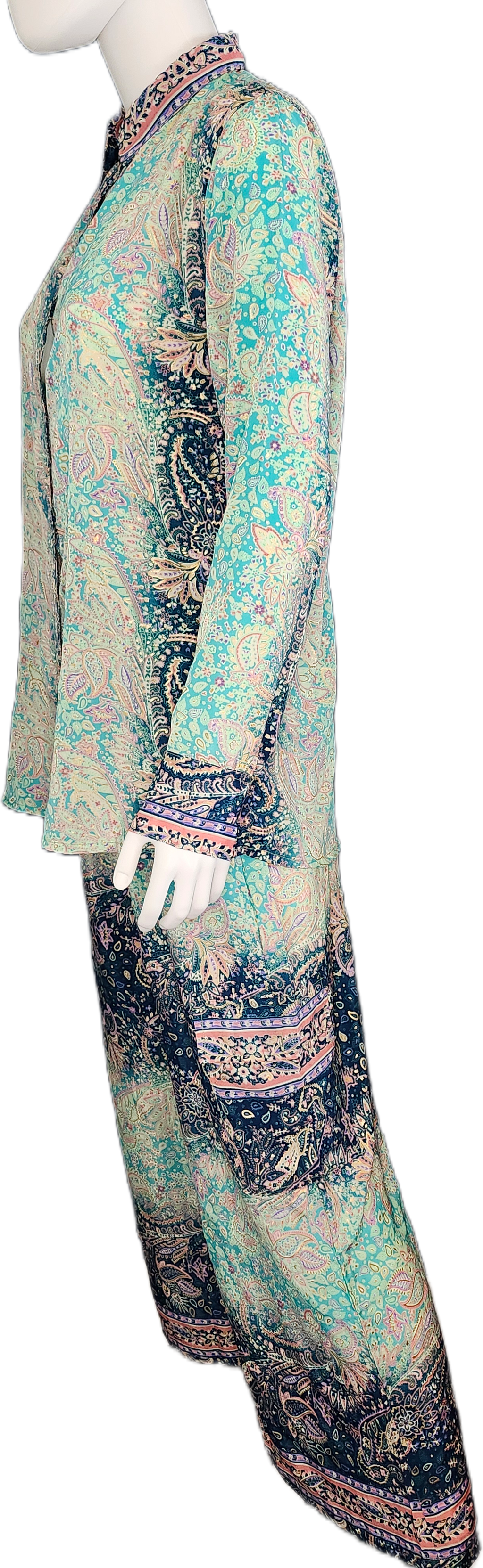 Silk Lounge Set By Nazila Couture