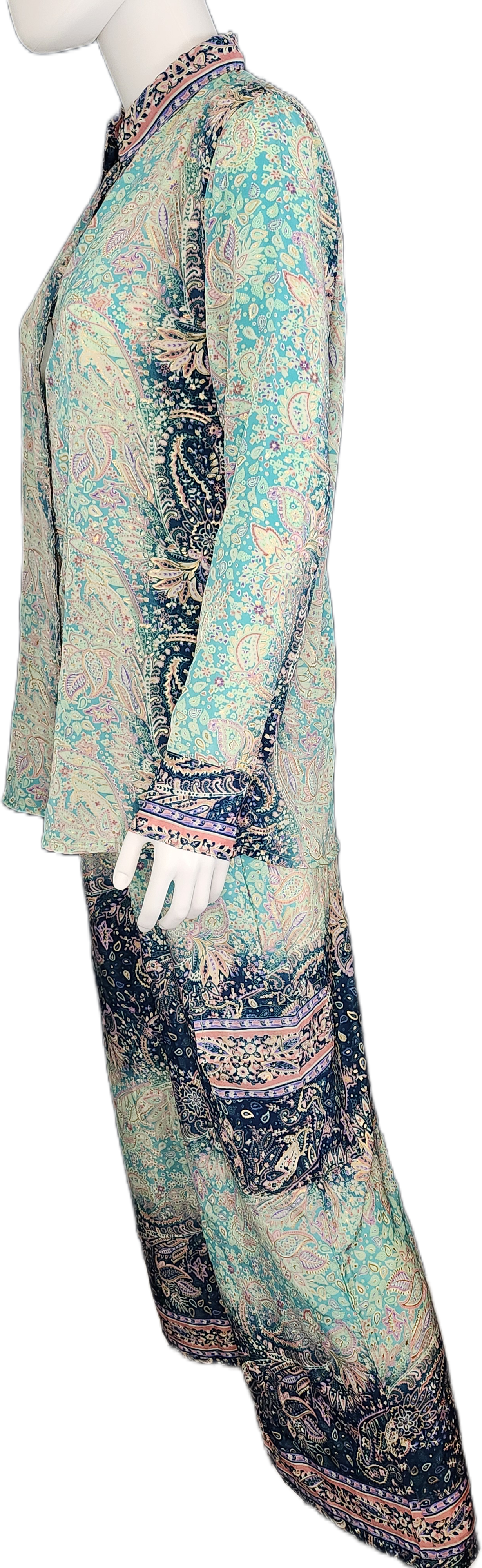 Silk Lounge Set By Nazila Couture