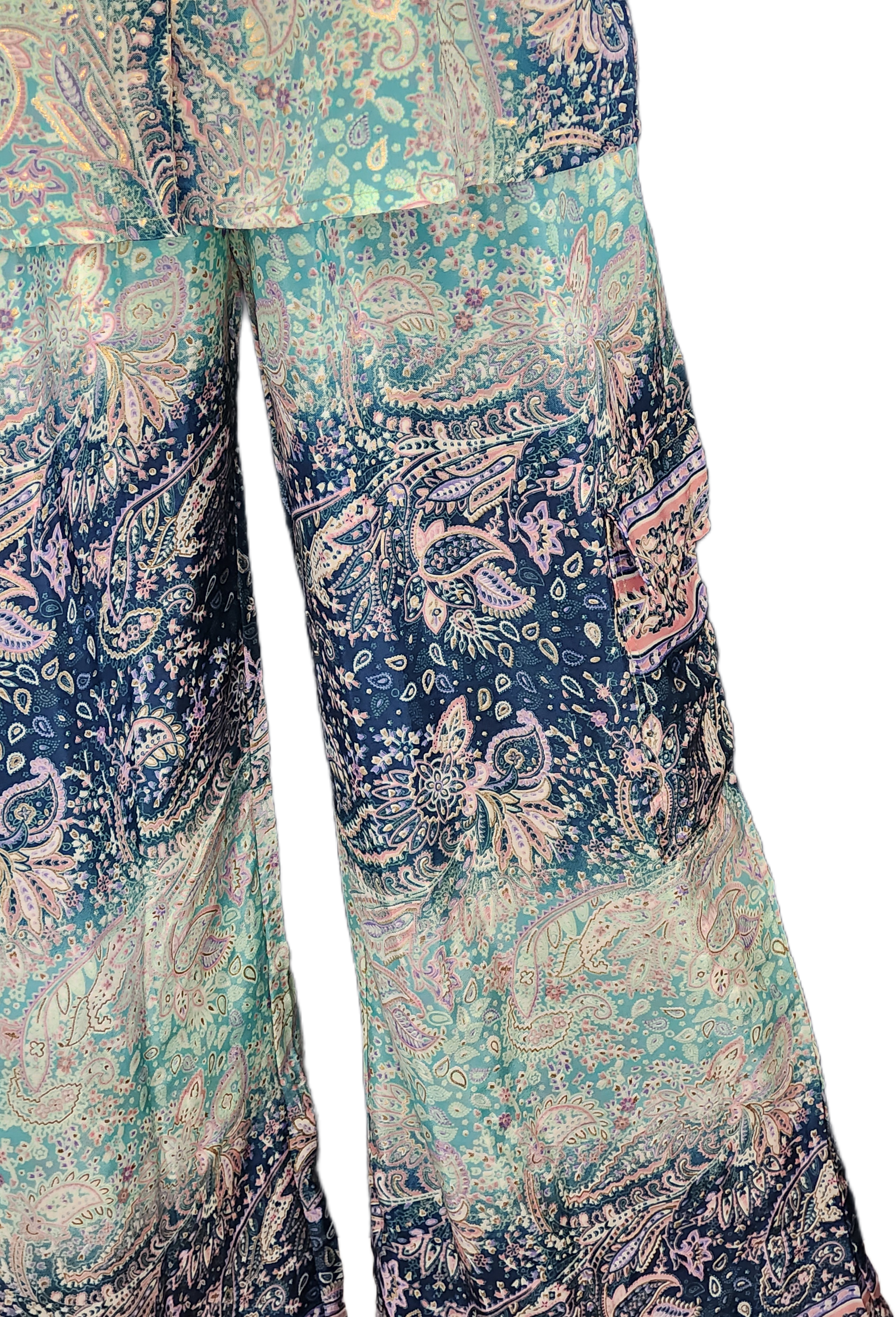 Silk Lounge Set By Nazila Couture