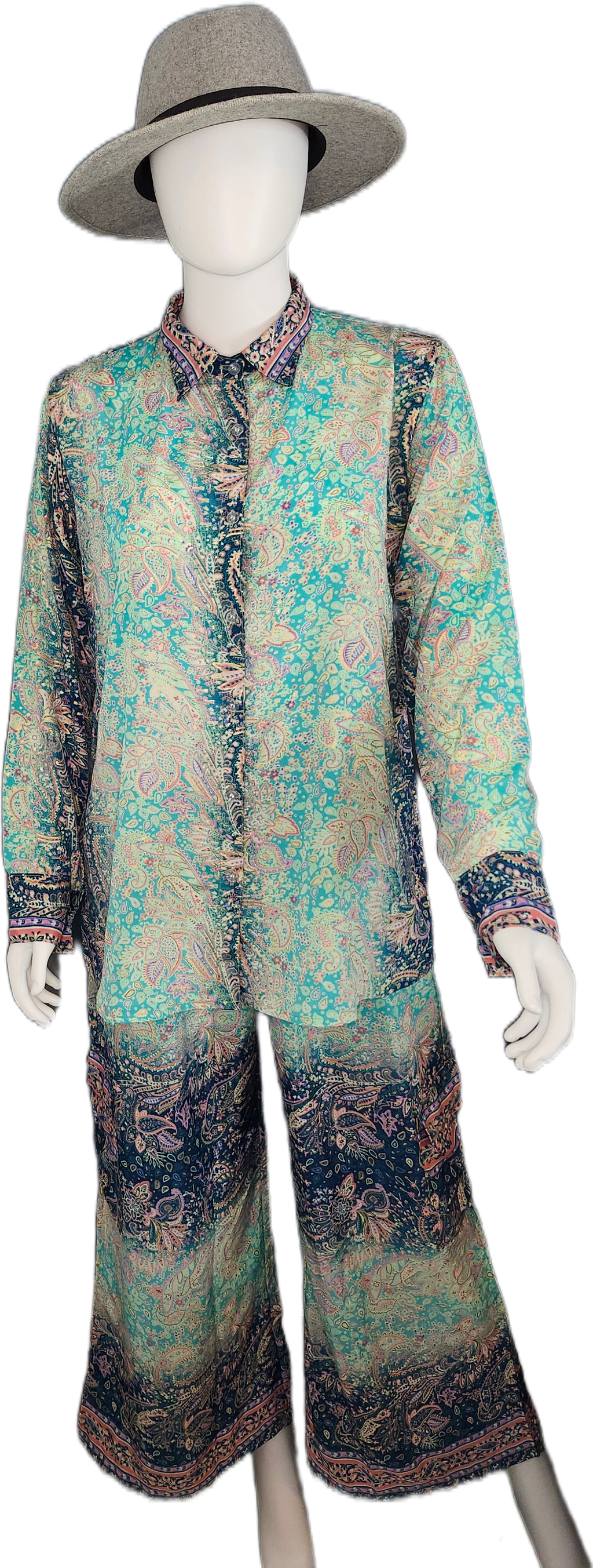 Silk Lounge Set By Nazila Couture