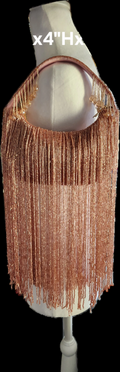 Hand Beaded Fringe Bag