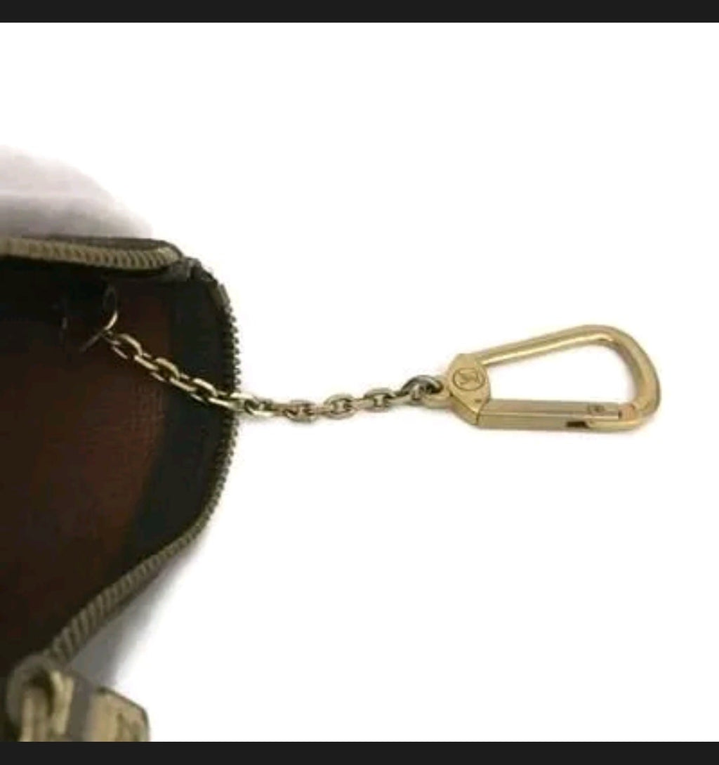 Louis Vuitton Monogram Pochette Cles Card Coin Key with dust bag
