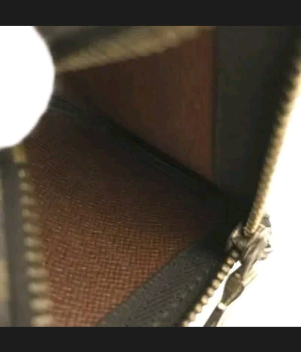 Louis Vuitton Monogram Pochette Cles Card Coin Key with dust bag