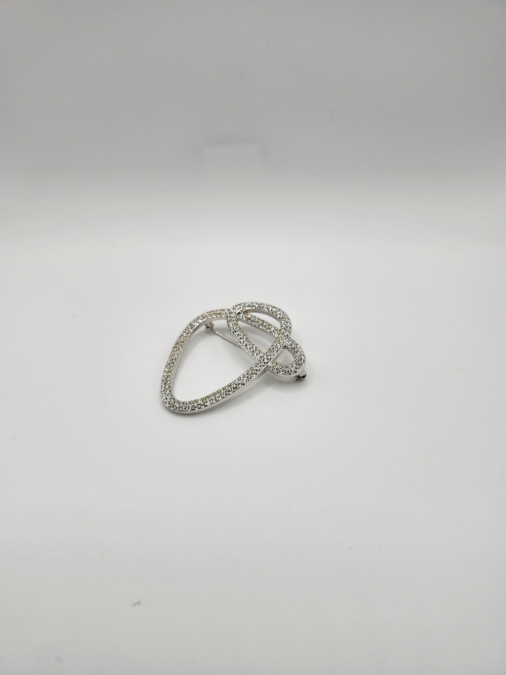Swarovski Abstract Open Loop Brooch