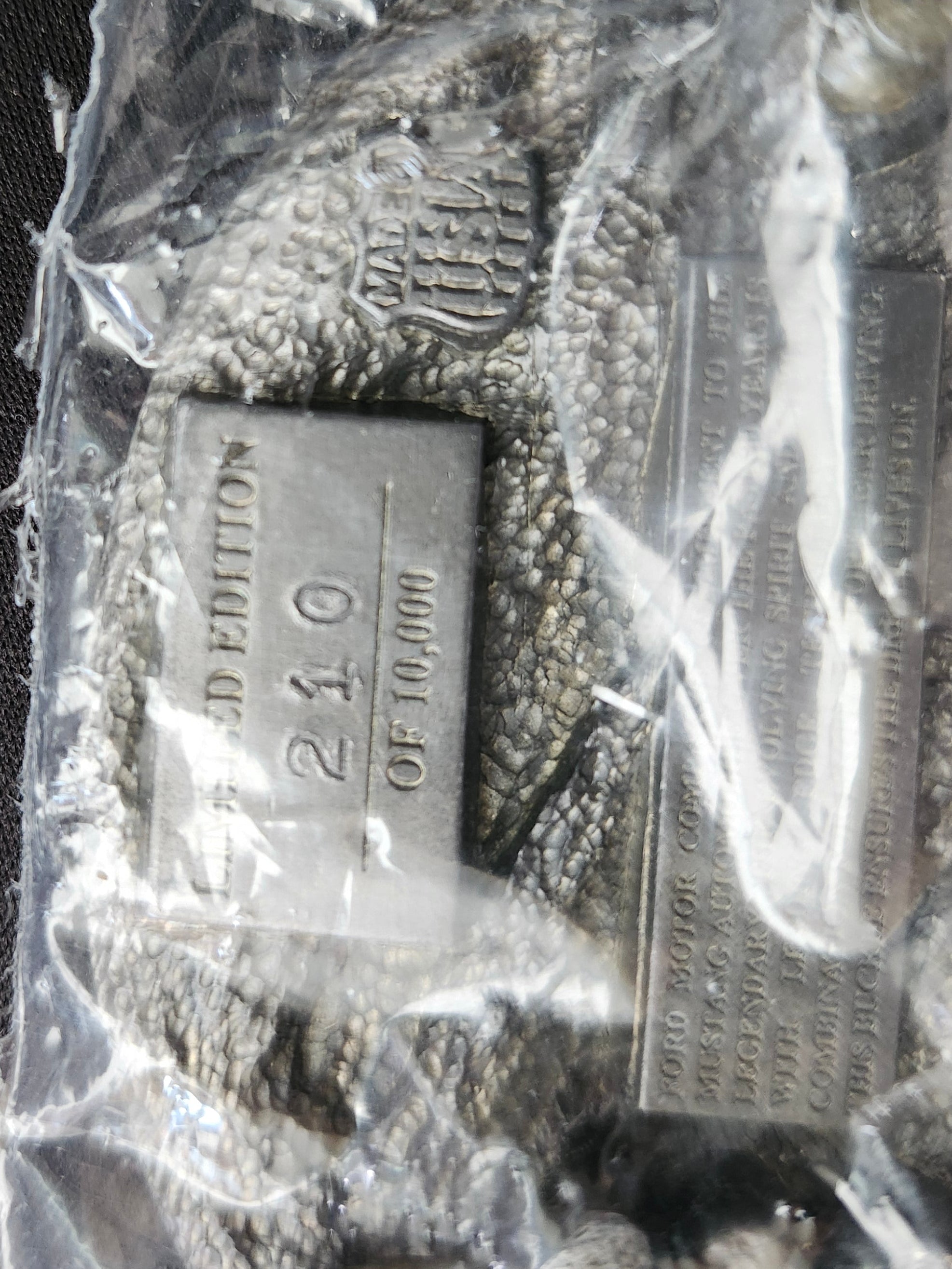 Ford Mustang 30th Anniversary Belt Buckle #210/10000