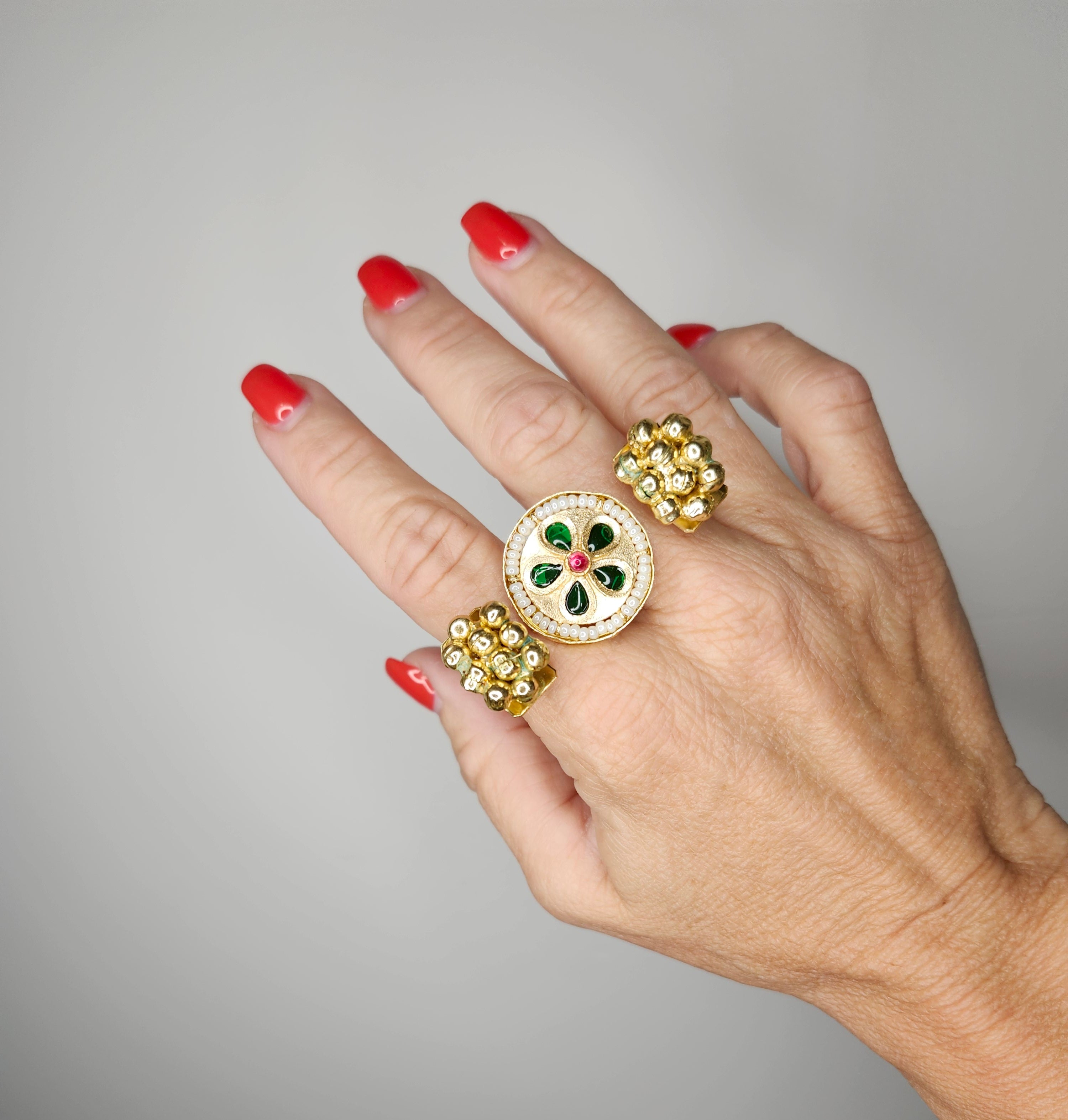 Afghan Double Ring Flower