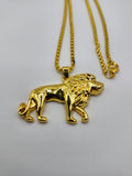 Lion Pendant w/Chain 3-D