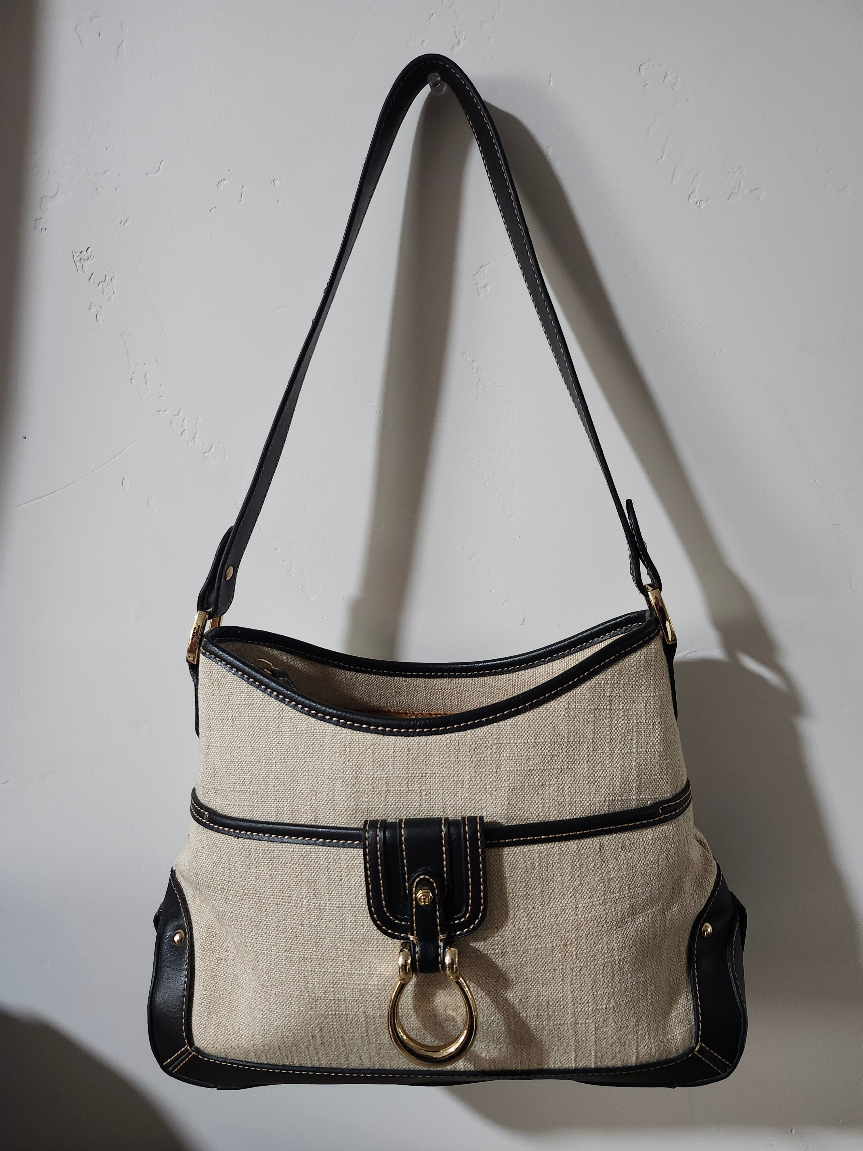 Etienne Aigner Canvas Shoulder Bag
