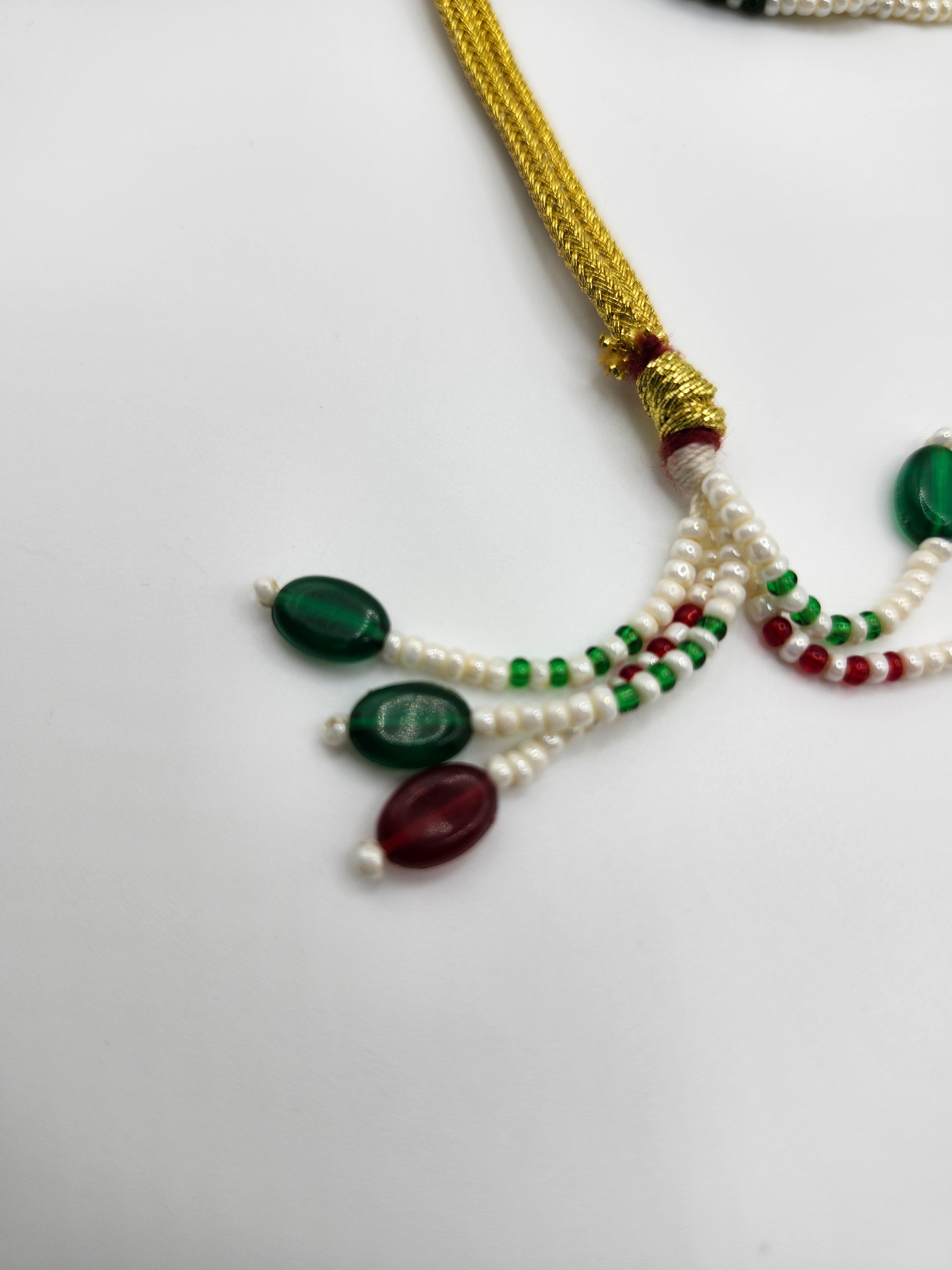 Afghan Handmade Crystal Pendant Necklace