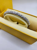Swarovski Pavé Crystal Bangle Bracelet