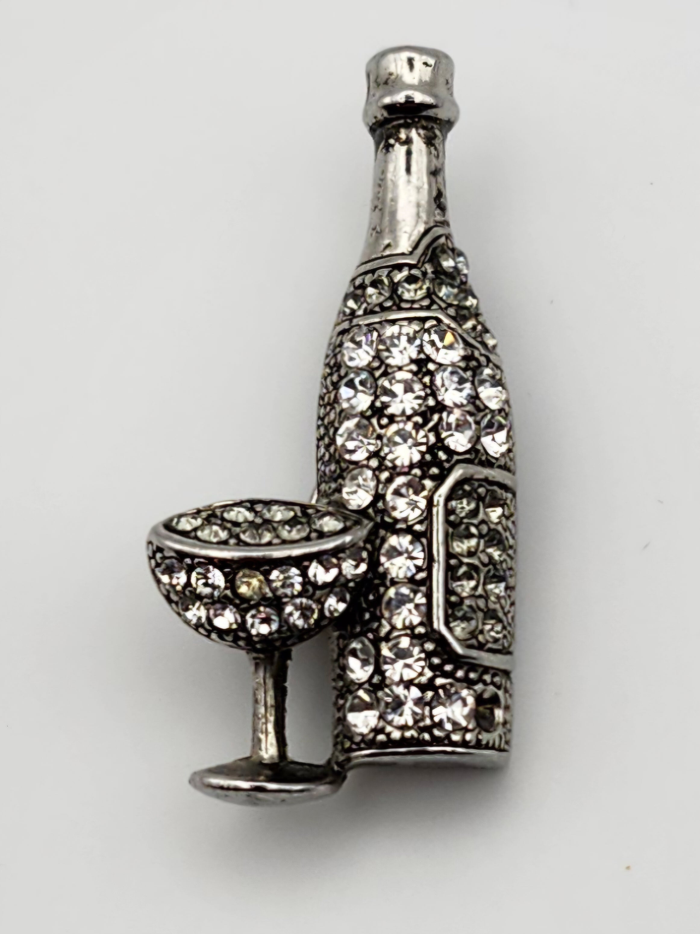 Champaign Bottle & Glass