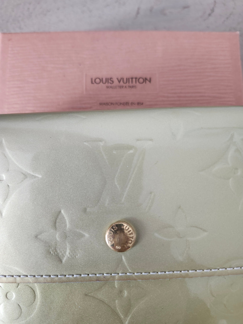 Louis Vuitton Vernis Elise Monogram Wallet