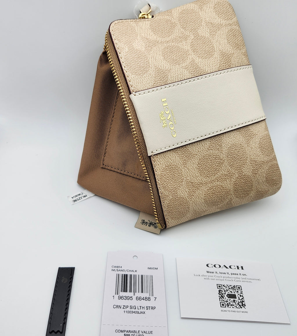 Coach Wristlet Quarter Zip