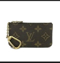 Louis Vuitton Monogram Pochette Cles Card Coin Key with dust bag